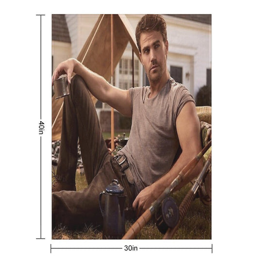 Paul Wesley Multi-functional Throw Blanket