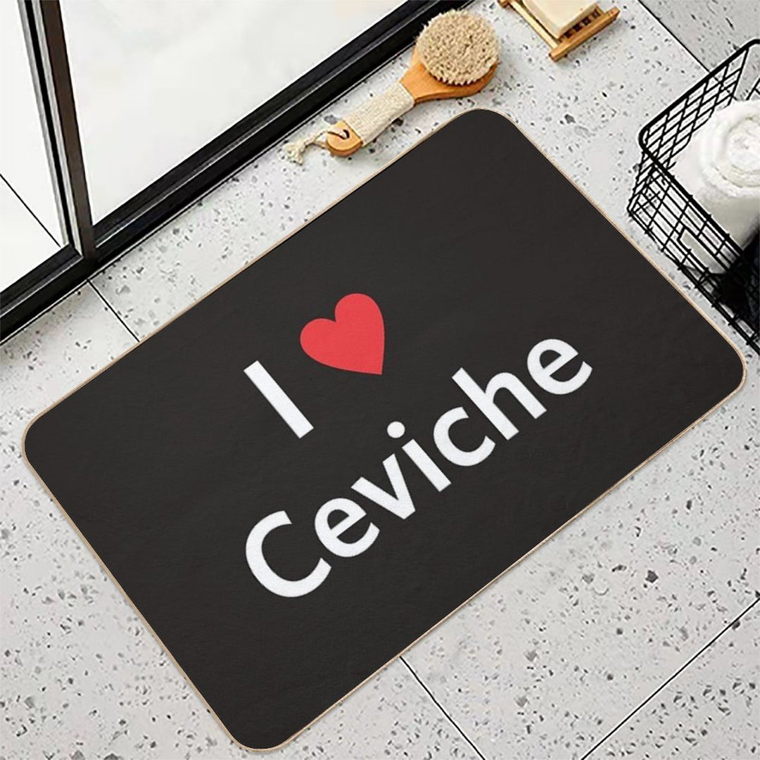 Peruvian Seafood,ceviche  Anti-Trip Bath Mat
