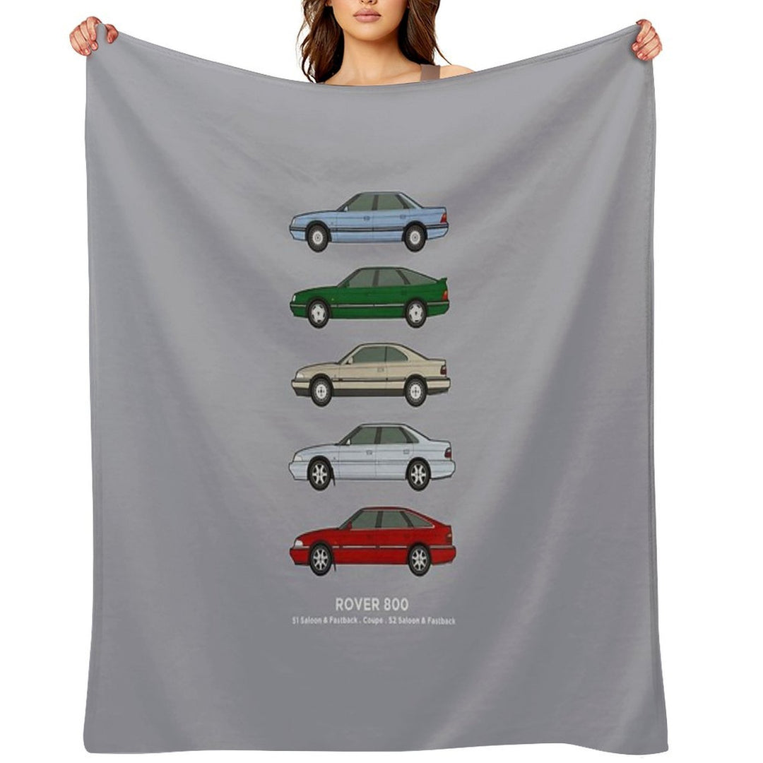 Rover 800 Classic Car Collection Comfort Throw Blanket