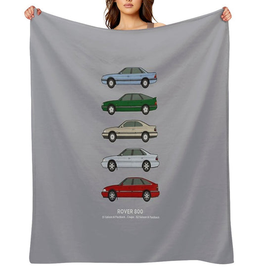 Rover 800 Classic Car Collection Comfort Throw Blanket