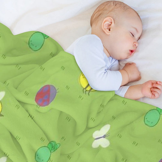 Adventure Time™ End Credits Pattern Easy Care Throw Blanket