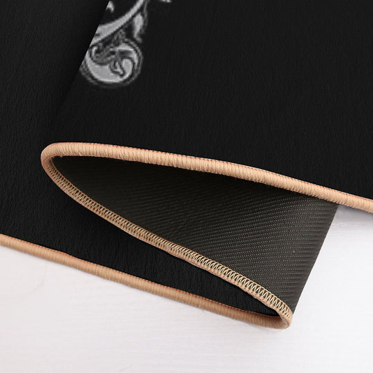 Halftone Vintage Essence, Timeless Motorcycle Spirit  Slip-Resistant Bath Mat