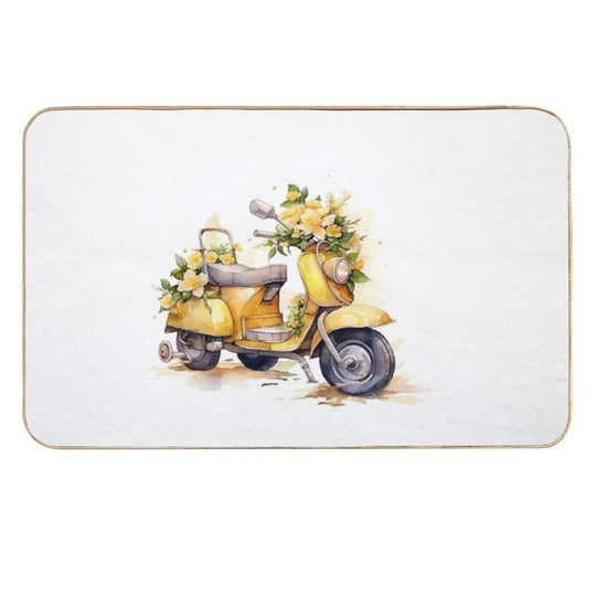 Floural Locomotion III  Versatile Bath Mat