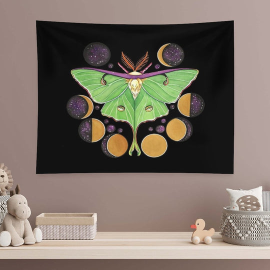 Lunar Moth Tapestry