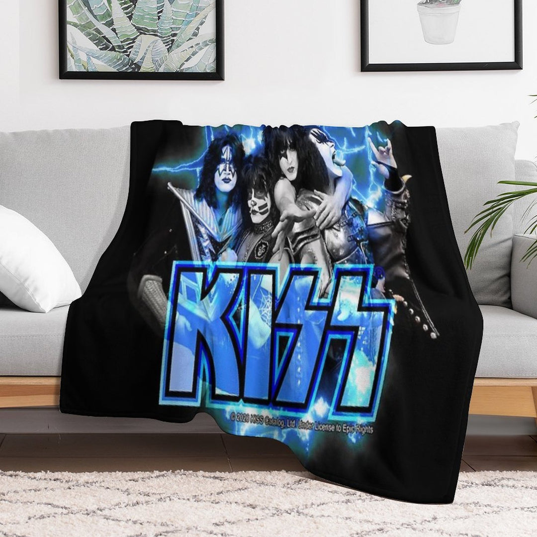 KISS ® The Band - All Members Electric Anti-pilling Throw Blanket