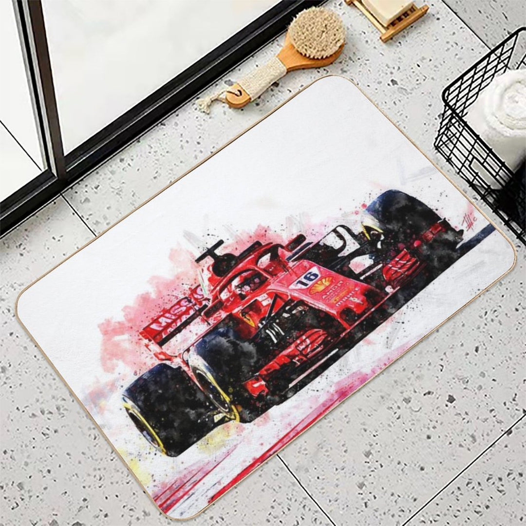 Charles Leclerc Ferrari  Eco-Friendly Bath Mat