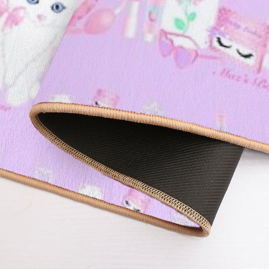 Cosmetics Kitten  Stain-Proof Bath Mat