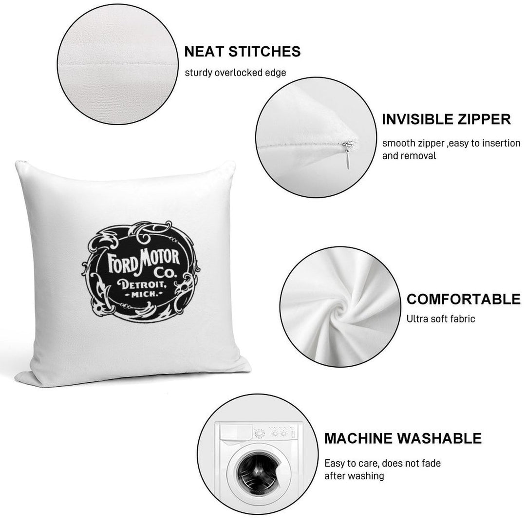 Ford Soft Easy Maintenance Throw Pillow