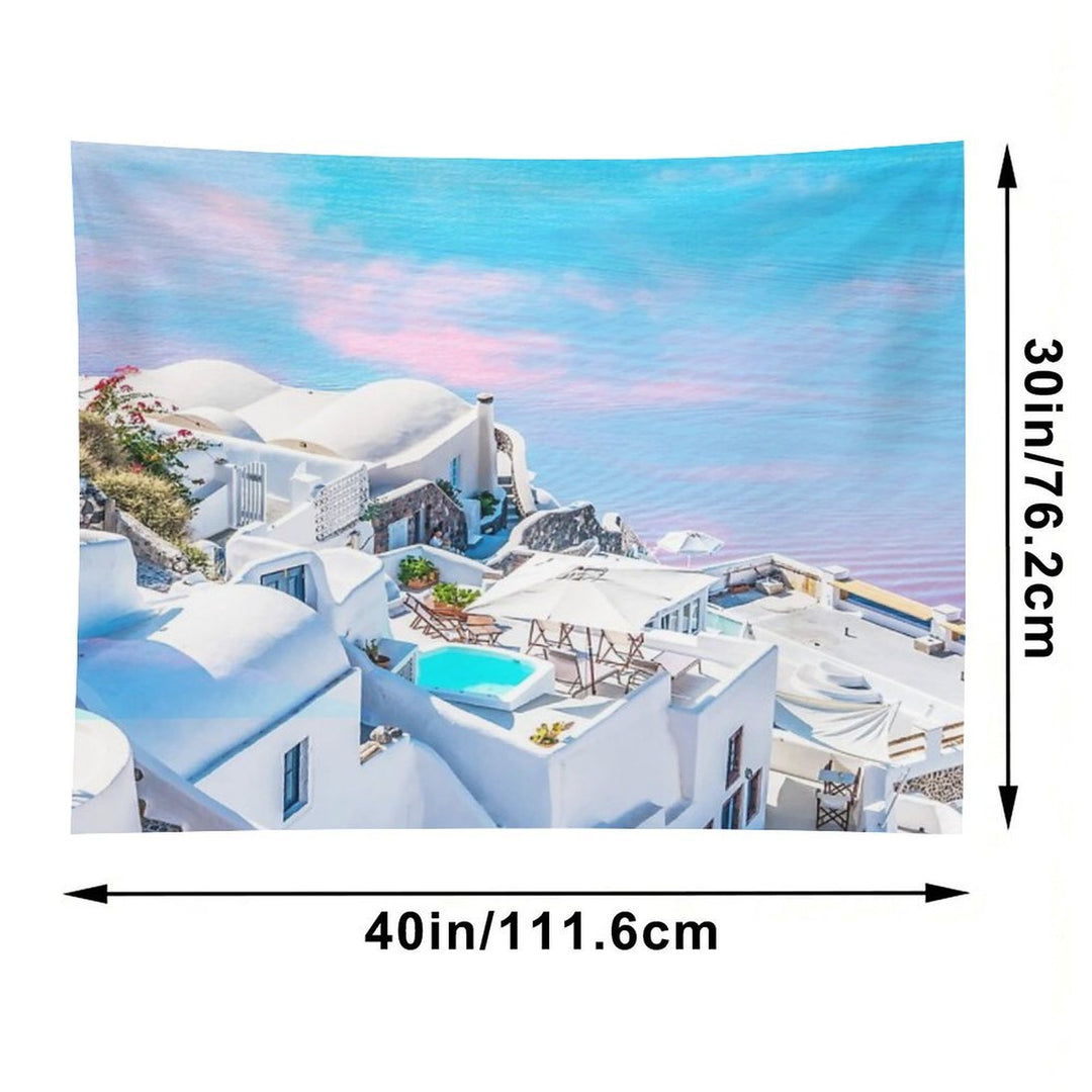 Greece Dreams #digitalart #travel Tapestry