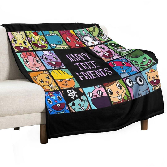 Happy Tree Friends Comfort Throw Blanket
