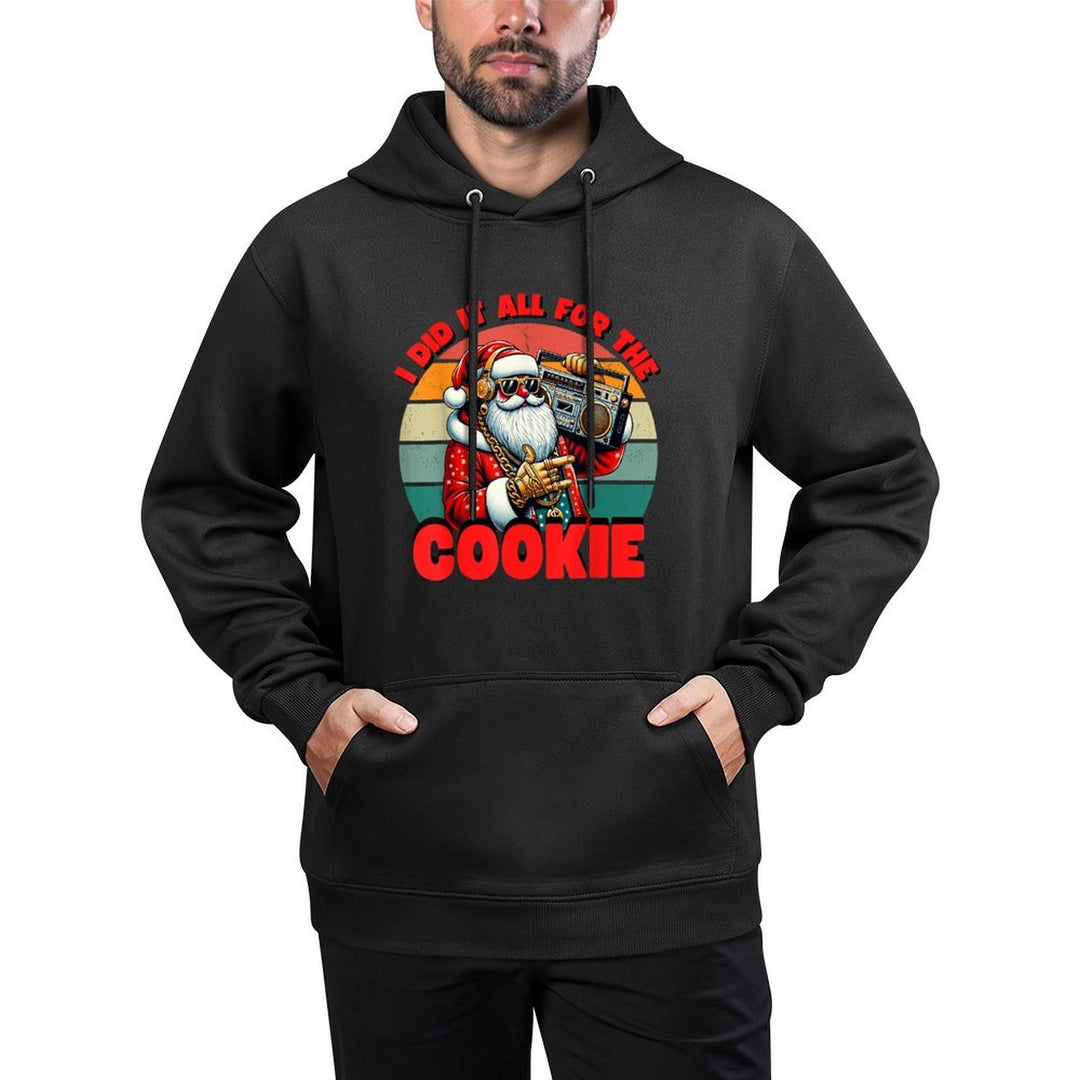 I Did It All For The Cookie Funny Santa Funny Christmas Casual Wear Hoodie