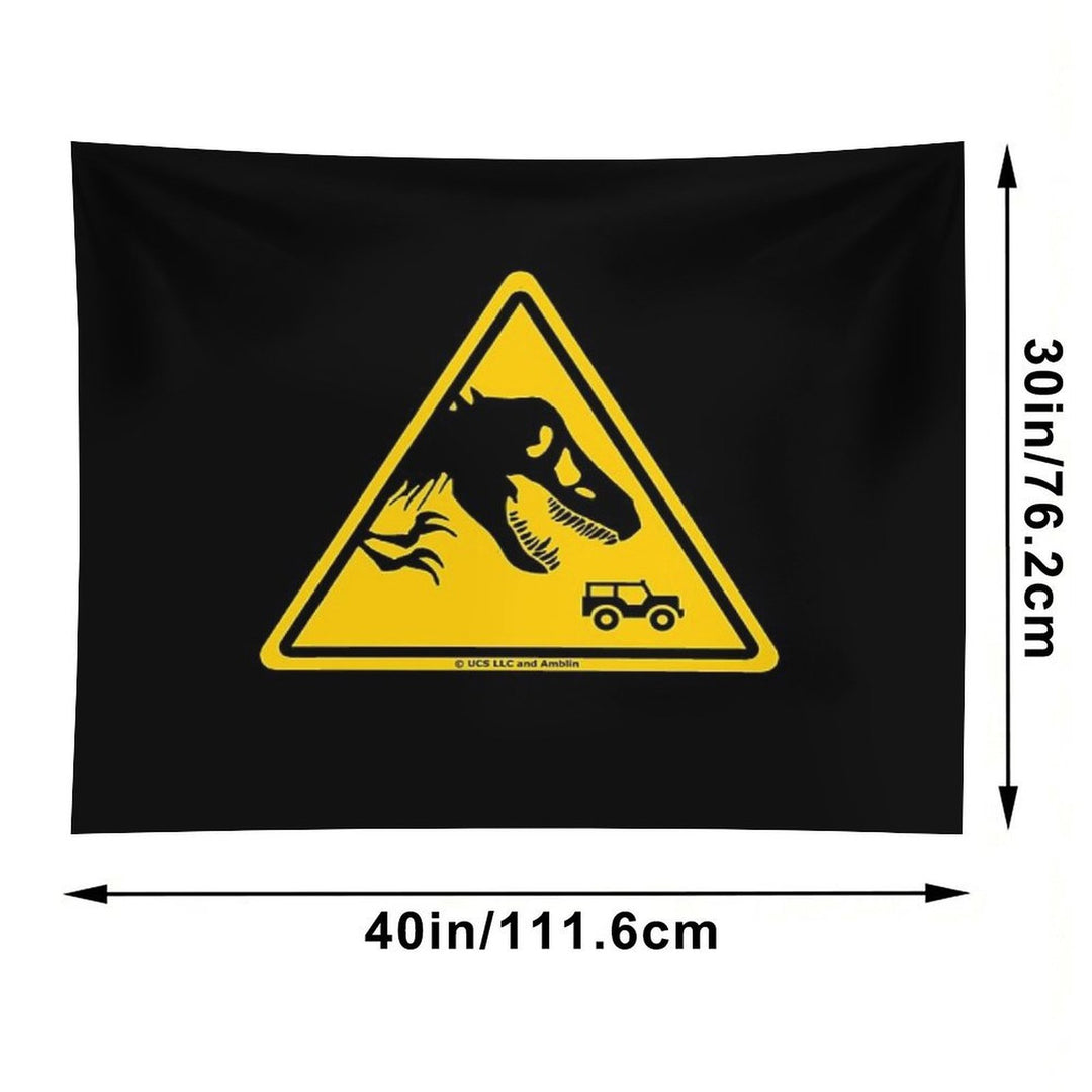 Jurassic Park Sign Tapestry