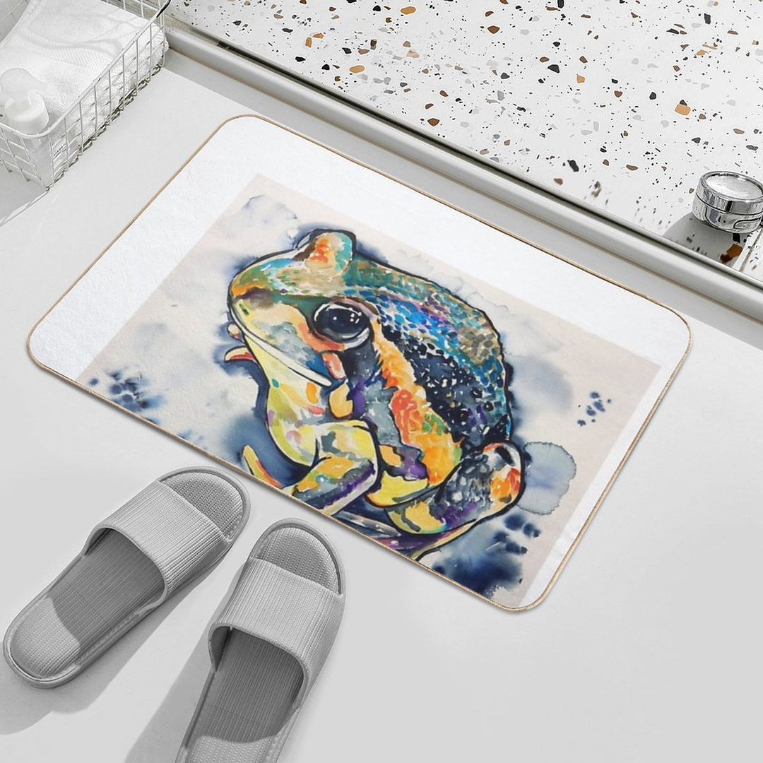 Pobblebonk Frog  Anti-Trip Bath Mat