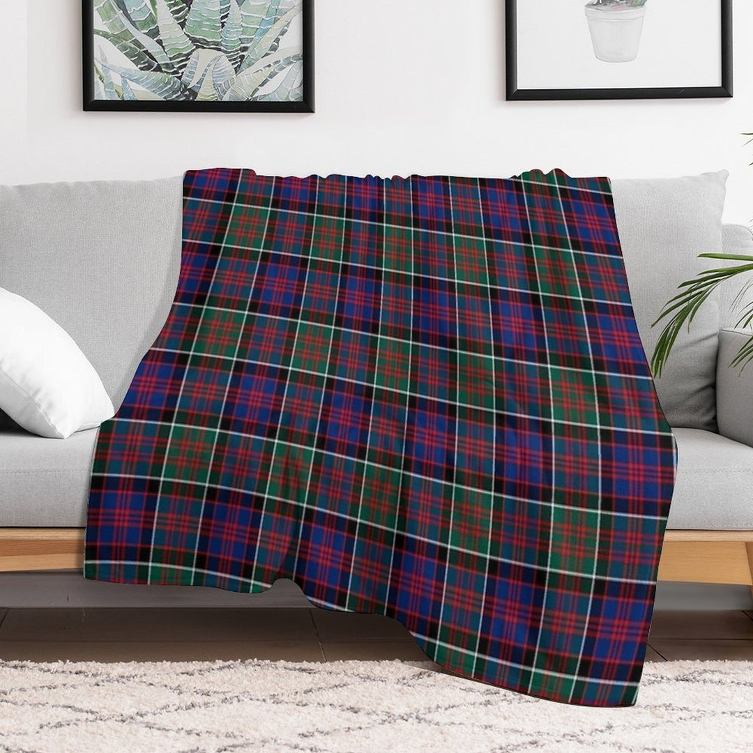Clan MacDonald of Clanranald Tartan Velvety-soft Throw Blanket