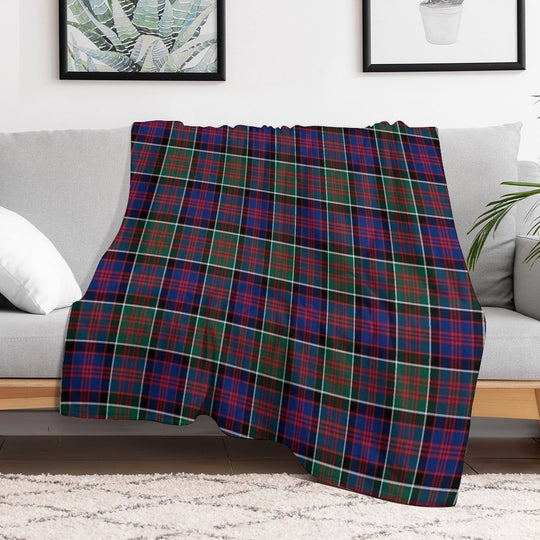 Clan MacDonald of Clanranald Tartan Velvety-soft Throw Blanket
