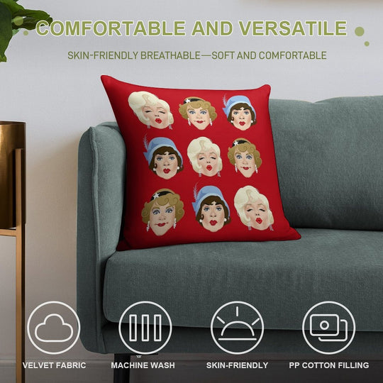 Hot Soft Anti-Pilling Throw Pillow