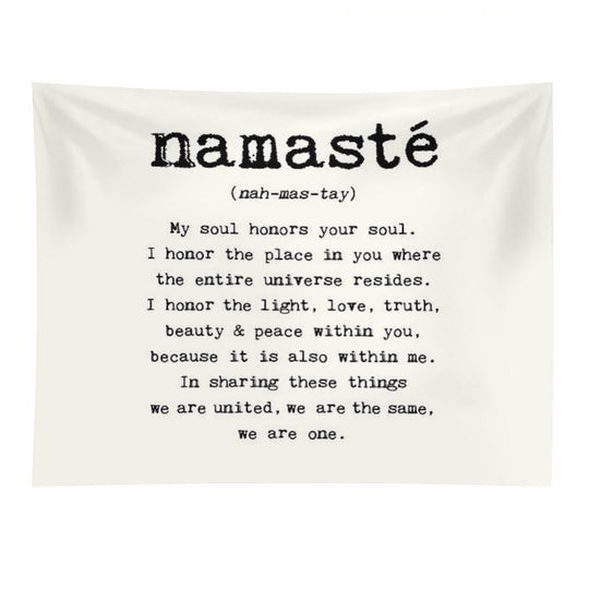 Namaste. Tapestry