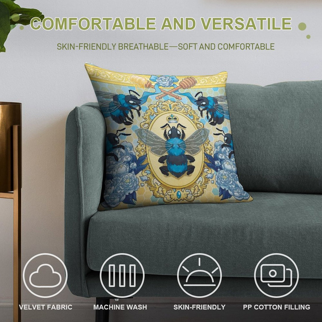 Royal Honey Soft Fade-Resistant Throw Pillow