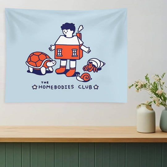 The Homebodies Club Tapestry