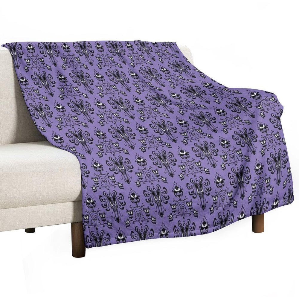 Haunted Wallpaper Versatility Throw Blanket