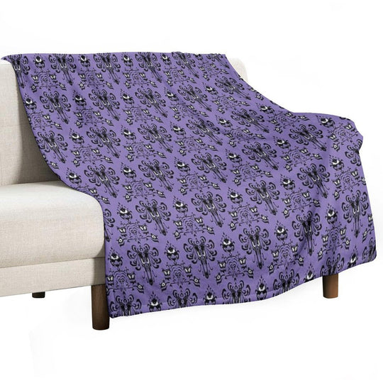 Haunted Wallpaper Versatility Throw Blanket