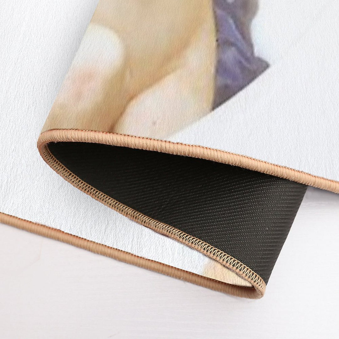 Beautiful Antique Angels Design Durable Bath Mat