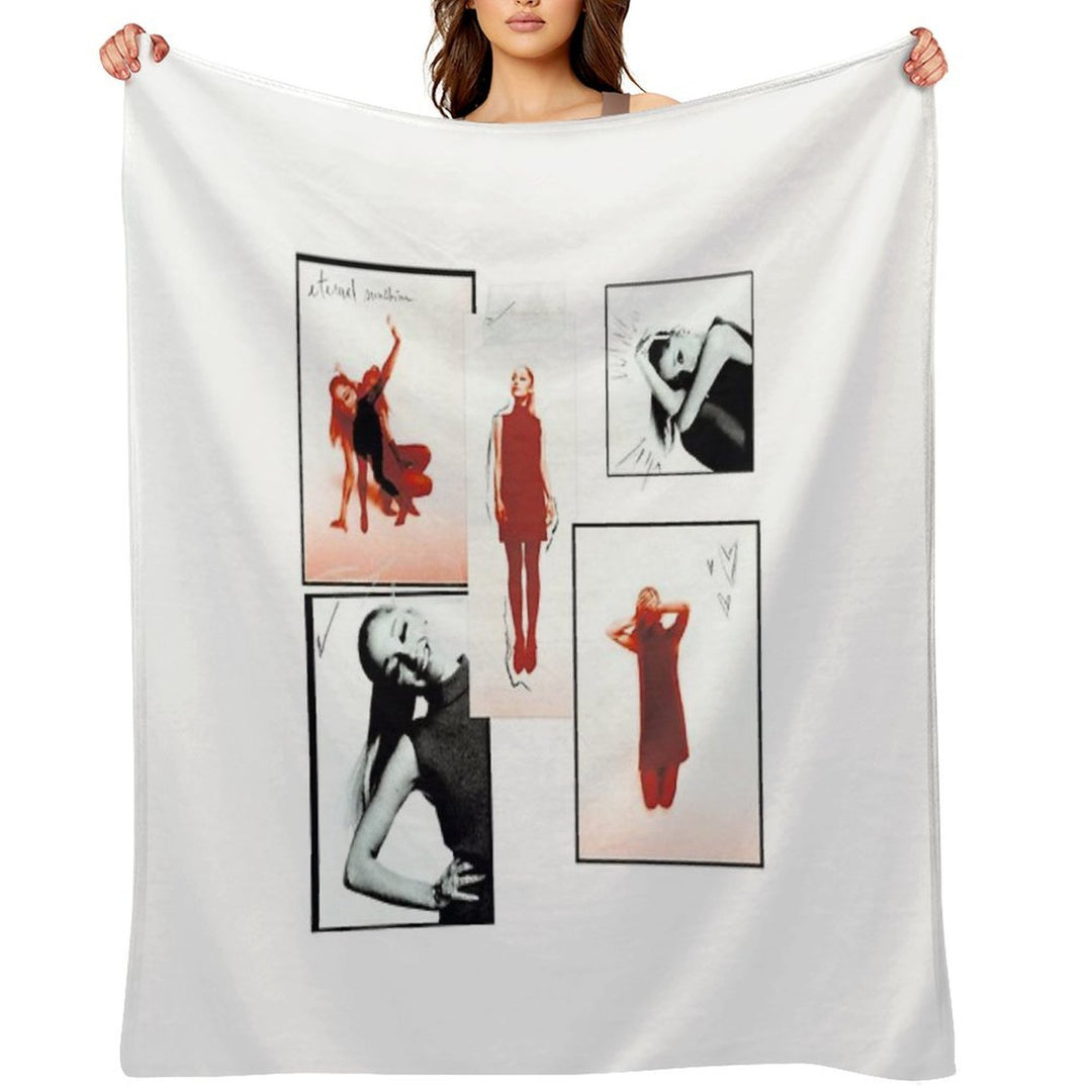 Eternal Sunshine Art Board Sustainable Throw Blanket