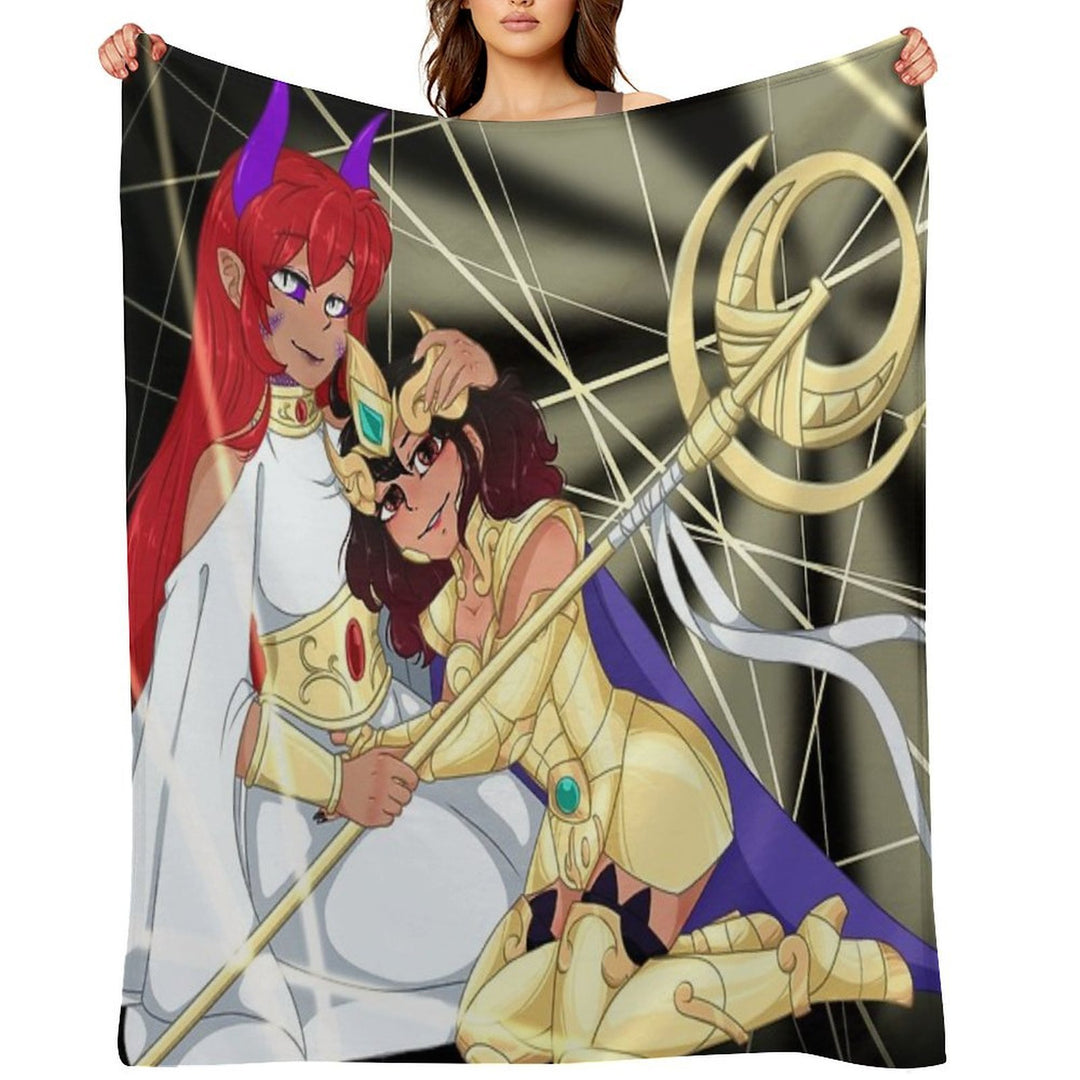 Leni And Hella Wrinkle-free Throw Blanket