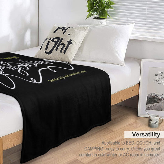 Jeremy Bearimy in White (with Notation) Versatility Throw Blanket