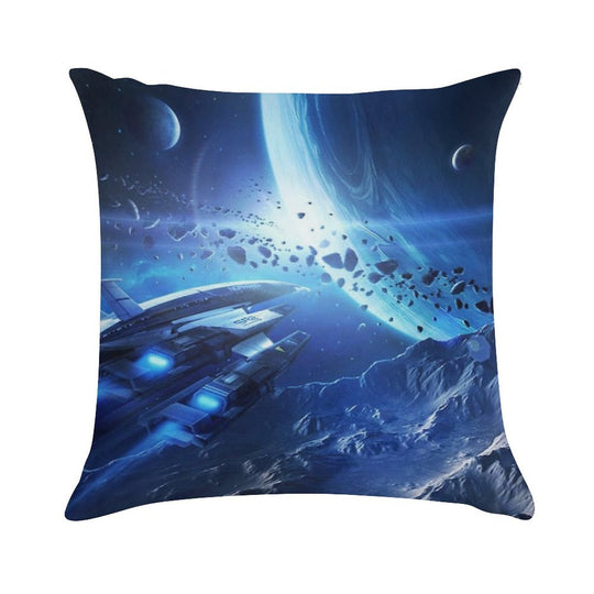 Mass Effect Normandy SR2 Soft Short Plush Fabric Throw Pillow