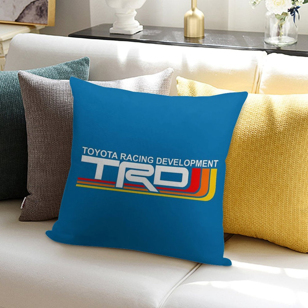 TOYOTA TRD Retro Heritage Style Soft Durable Construction Throw Pillow
