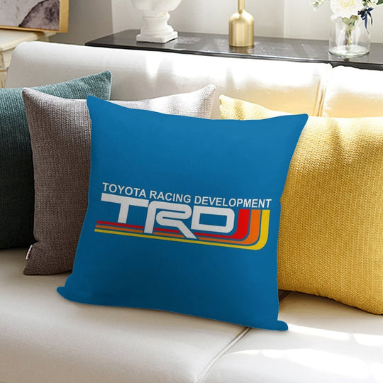 TOYOTA TRD Retro Heritage Style Soft Durable Construction Throw Pillow