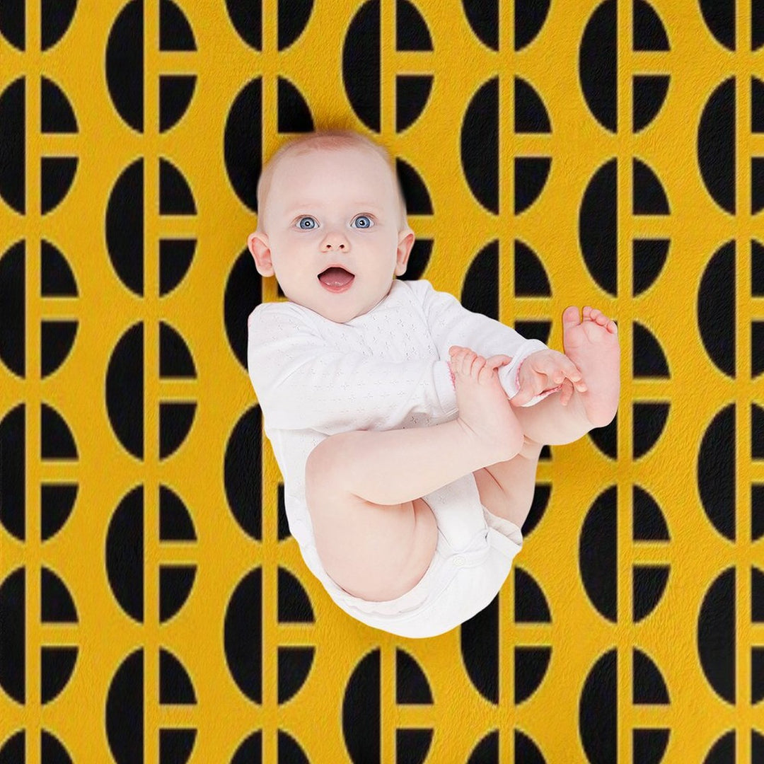 Caterpillar Logo - C Eco-conscious Throw Blanket