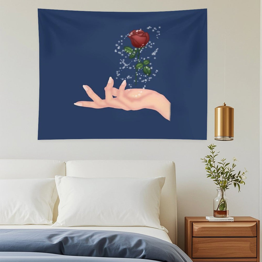Magical Hands Make Rose Ver. 3 Tapestry