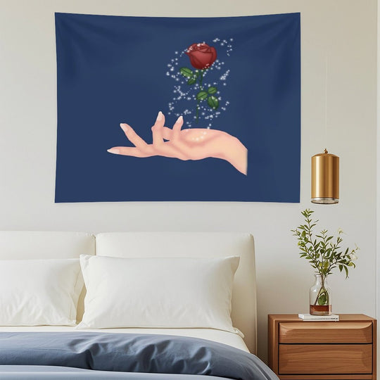 Magical Hands Make Rose Ver. 3 Tapestry