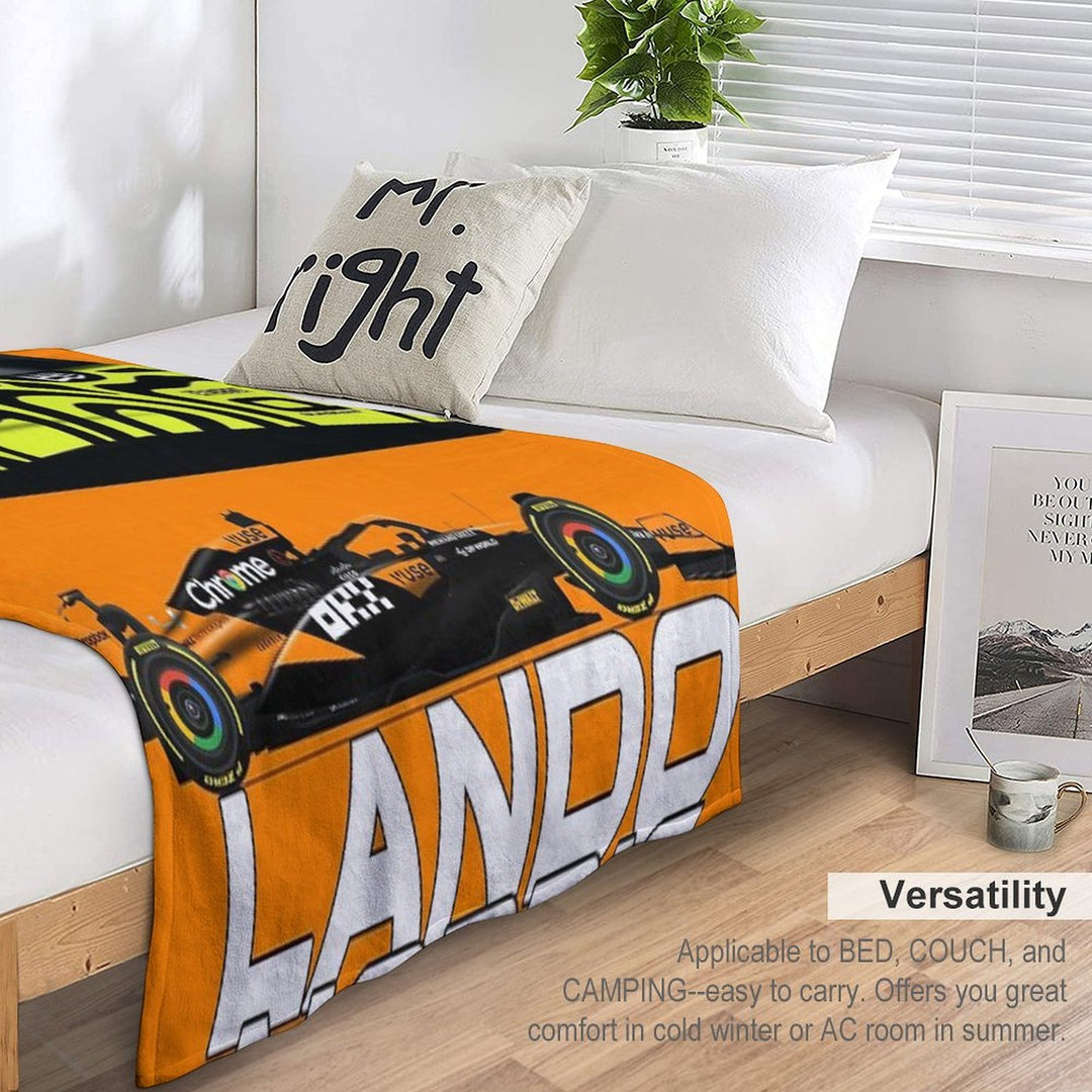 Lando Norris - McLaren MCL38 Quick-dry Throw Blanket