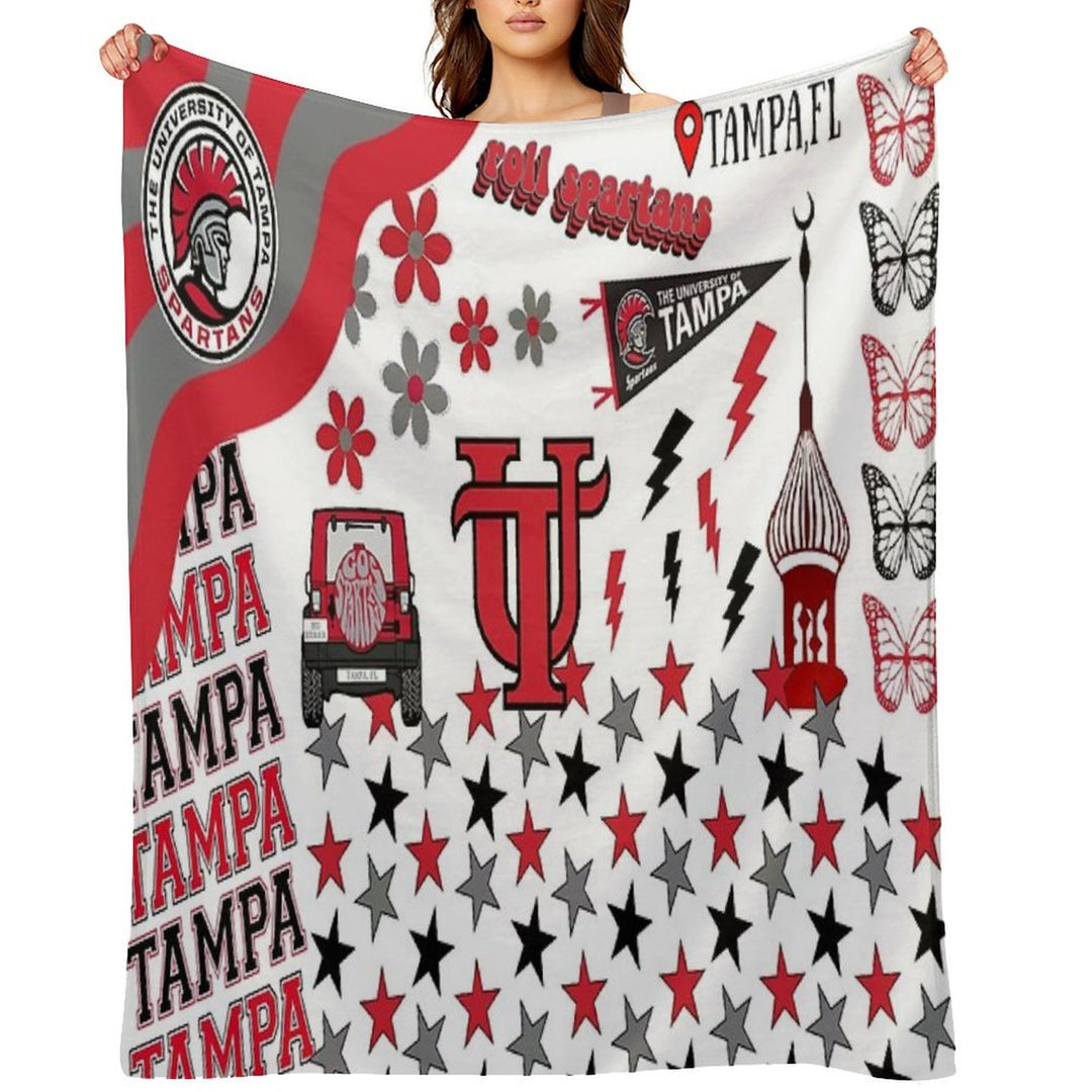 UT Collage Comfort Throw Blanket