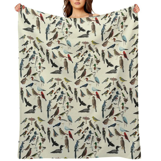 Bird Fanatic Gift-ready Throw Blanket