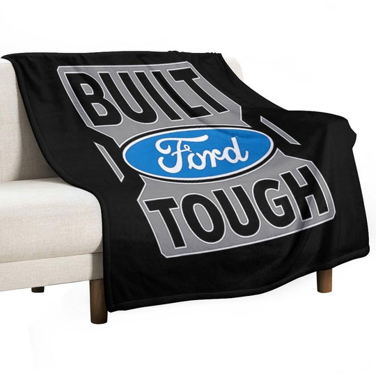 Ford Trucks Built Ford Tough Compact Throw Blanket