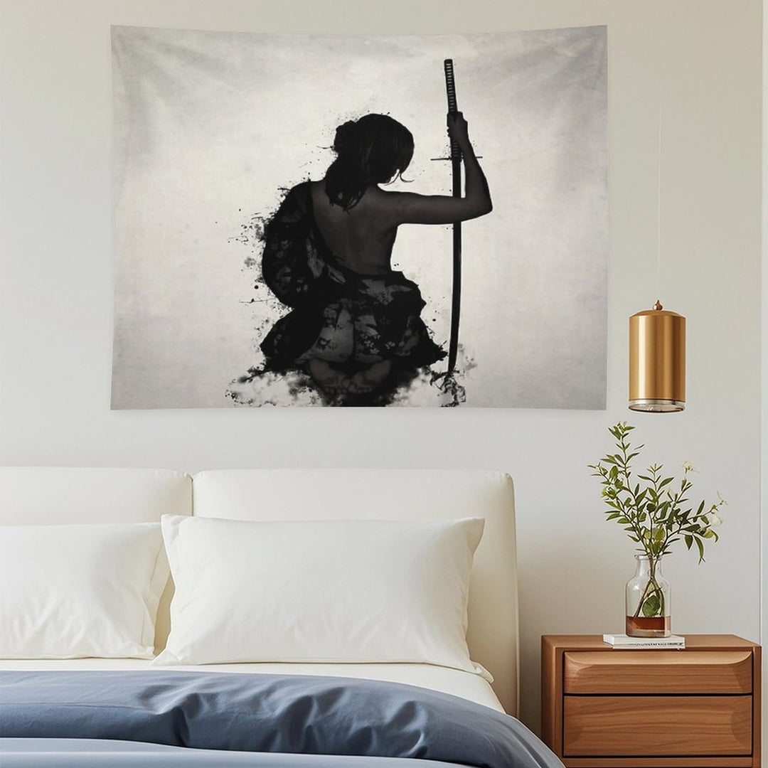 Female Samurai - Onna Bugeisha Tapestry