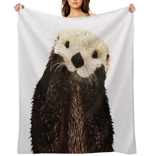 Otters Gonna Ott All-season Throw Blanket