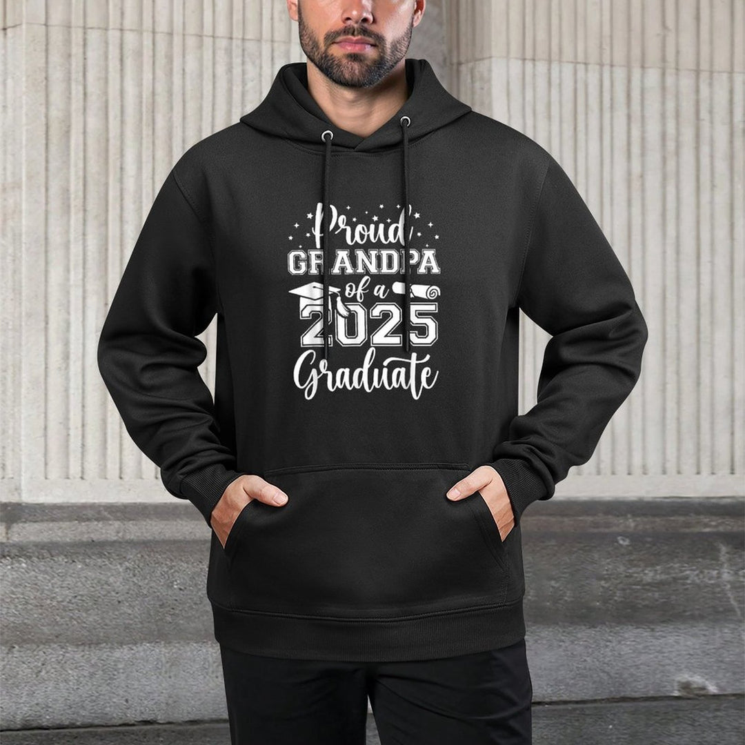 Grandpa Senior 2025 Proud Grandpa Of A Class Of 25 Graduate Casual Wear Hoodie