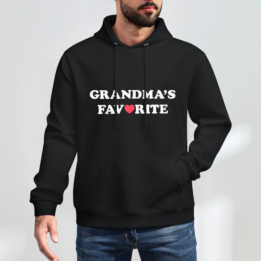 Grandmas Favorite (with Red Heart) Unisex Design Hoodie