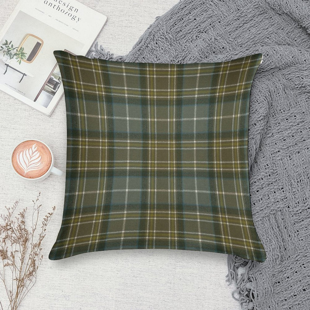 MacKellar Weathered Original Scottish Tartan Soft Decorative Cover Throw Pillow
