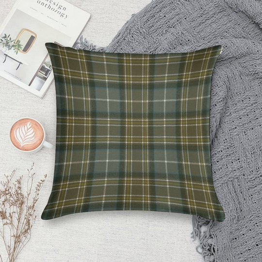 MacKellar Weathered Original Scottish Tartan Soft Decorative Cover Throw Pillow