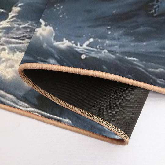 Storm Dolphin  Fade-Resistant Bath Mat