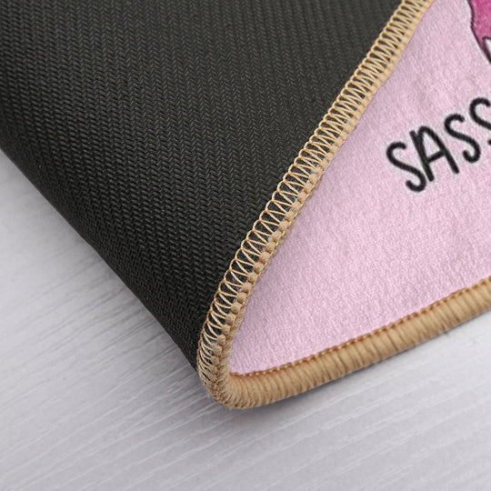 Sassy Sasquatch  Easy Maintenance Bath Mat