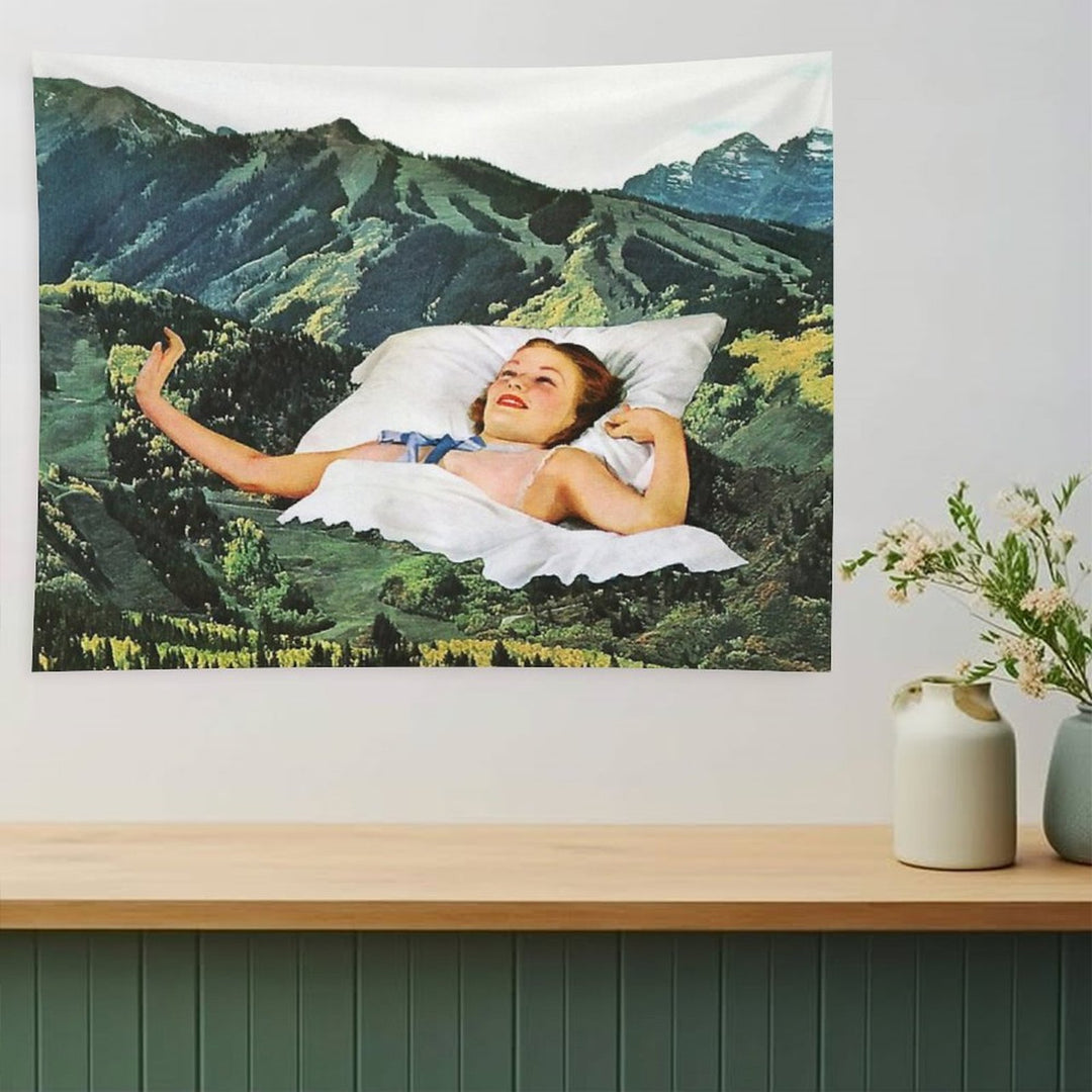 Rising Mountain Tapestry