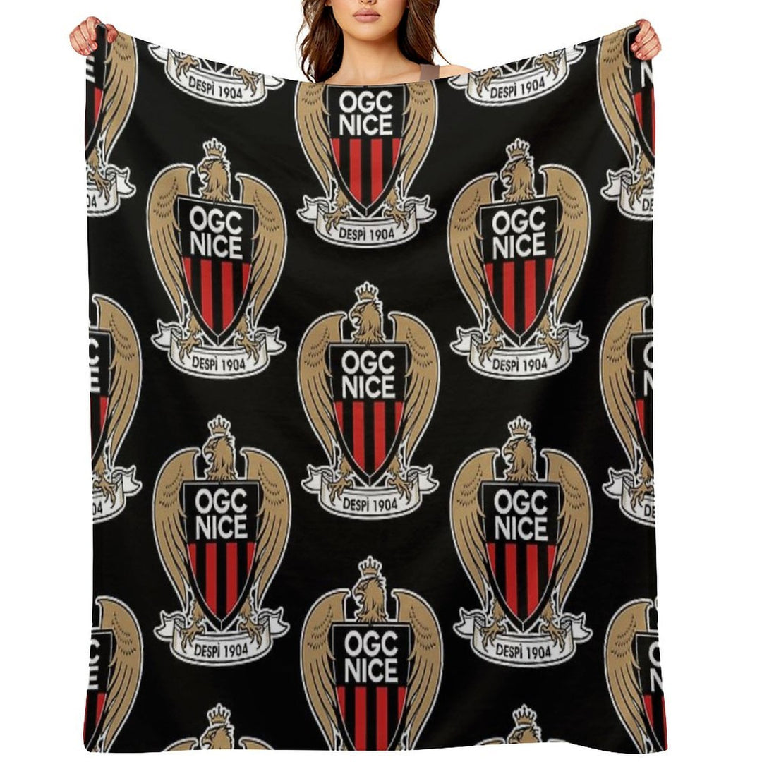 OGC Nice Gift-ready Throw Blanket