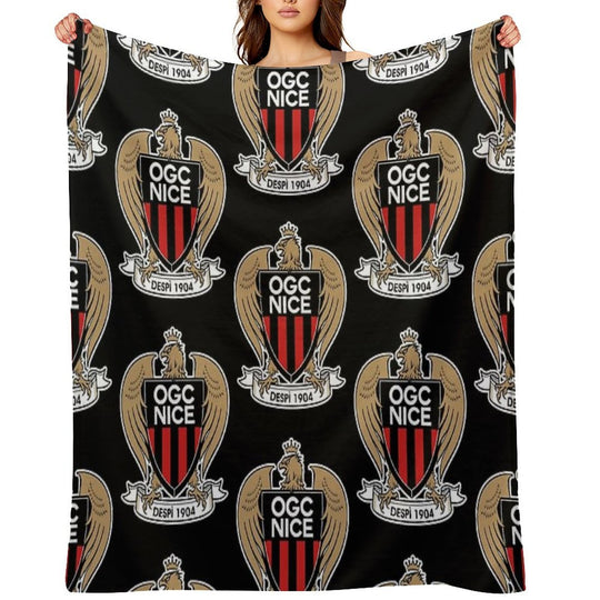 OGC Nice Gift-ready Throw Blanket